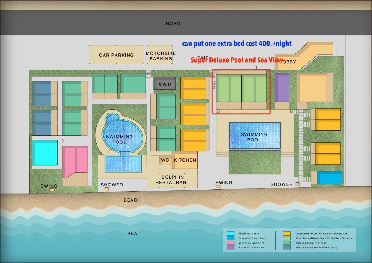 Samui Mermaid Beachfront Bangrak pláž Exteriér fotografie